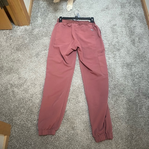 Mauve Taldora - Petite Skinny Jogger Scrub Pants - Picture 3 of 6